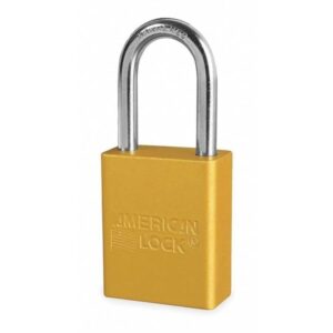 American Lock -A1106YLW Candado de bloqueo, KD, amarillo, 1/4 pulgadas de diámetro