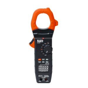 Klein Tools CL910 Multímetro digital de rango automático de 2000 V 2000 A CA/CC con TRMS, luz de trabajo y visualización retroiluminada