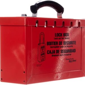 Master Lock - Caja de Bloqueo Portátil para Grupos con Cierre Latch Tight, 498A