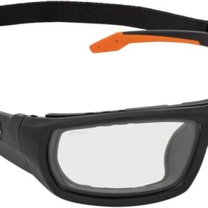 Klein Tools 60538 - anteojos de seguridad para juntas de protección profesional de EPP, marco completo, resistente a los arañazos, antiniebla, lente para interiores y exteriores
