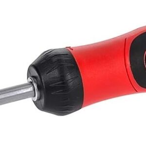 Urrea Herramientas 9307F Destornillador Flexible Puntas Intercambiables con Matraca Reversible, 3 Posiciones 7 en 1