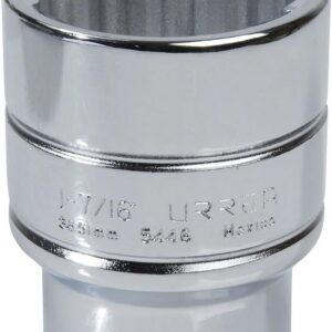 Urrea 5446 Dado cuadro de 1/2", 12 puntas, en pulgadas, 1-7/16"