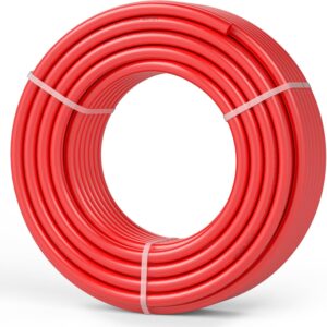 VEVOR - Tubo PEX de 3/4 pulgadas, barrera sin oxígeno PEX-B, tubo flexible para agua potable, para agua caliente/fría y restauración fácil, aplicaciones de plomería con cortador y abrazaderas gratis