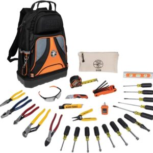 Electrician Hand Tools Set - 28 Piece, Pliers, Screwdrivers, Nut Drivers, Wrenches, More Klein Tools 80028