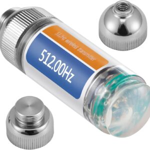 VEVOR 512HZ Sonde 8/5 pulgadas y 1/4-20 pulgadas Conectores rígidos de drenaje localización y detección de alcantarillado pequeño y tuberías, plateado