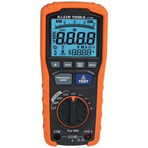 KLEIN TOOLS ET600 | Multímetro TRMS | Probador De Aislamiento | Hasta 1000V