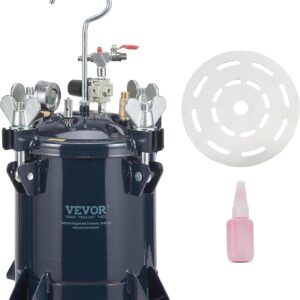 VEVOR - Tanque de pulverización de 10 l/2.5 GAL para fundición de Resina, Estante de Metal y sellador de reparación de Fugas para la Industria, decoración del hogar, Arquitectura, construcción,