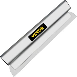 VEVOR - Cuchillo alisador de 24 pulgadas, cuchillo europeo de construcción de acero inoxidable, espátula para alisar perfil de hoja de aluminio para Gyprock/Drywall/Wall Board