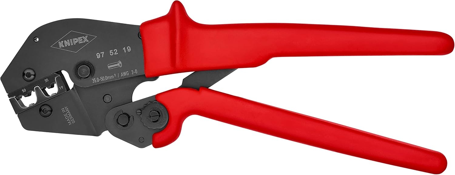 KNIPEX 97 52 19 Pinzas para engarzar terminales también para trabajar con las dos manos bruñido 250 mm 1 KNIPEX 97 52 19 Pinzas para engarzar terminales también para trabajar con las dos manos bruñido 250 mm
