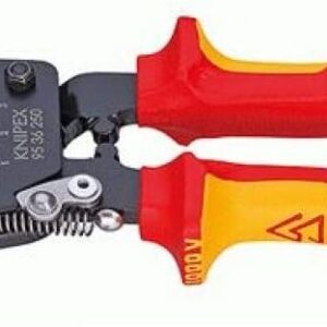 Knipex 95 36 250 Cortacables Tipo Carraca Aislados con Fundas en Dos Componentes, 250 mm