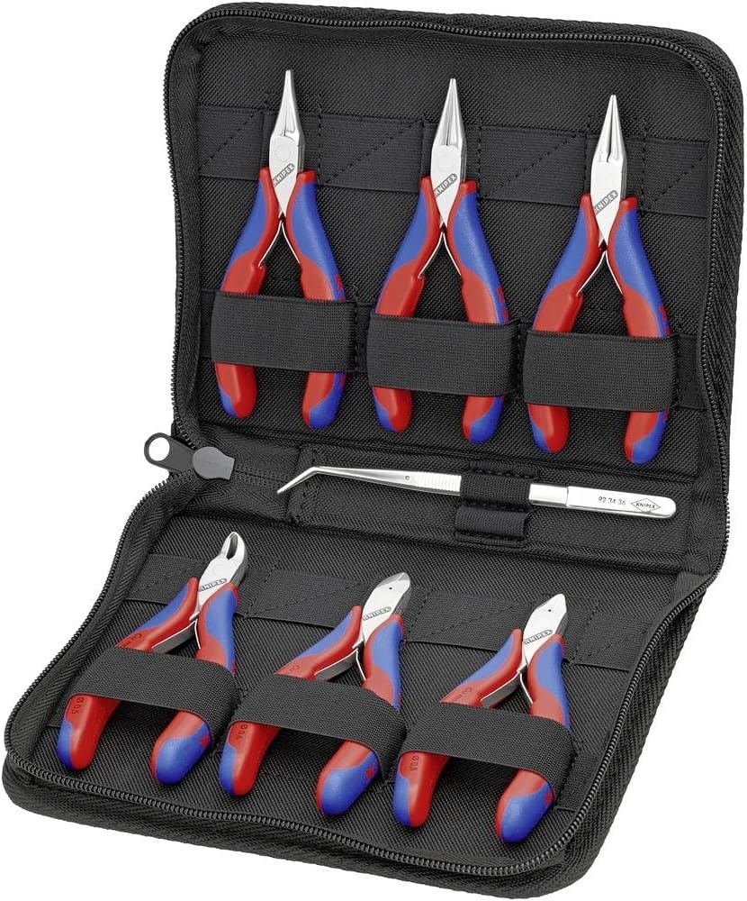 Knipex 00 20 16 Estuche con Alicates de Electrónica para Trabajar con Componentes Electrónicos 1 Knipex 00 20 16 Estuche con Alicates de Electrónica para Trabajar con Componentes Electrónicos