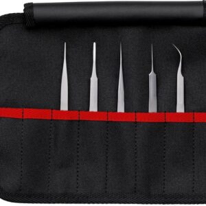 KNIPEX Präzisionspinzetten-Set, 5tlg