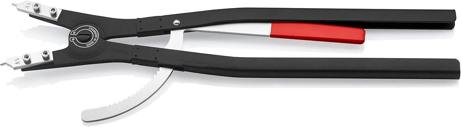KNIPEX Alicate para arandelas exteriores de ejes, recubierto de pintura pulverizada, negro, 560 mm 1 KNIPEX Alicate para arandelas exteriores de ejes, recubierto de pintura pulverizada, negro, 560 mm