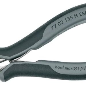 KNIPEX 77 02 135 H ESD Pinzas de corte diagonal para electrónica ESD con filo de corte de metal duro 135 mm