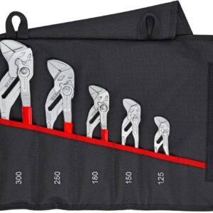 KNIPEX Juego de 5 llaves de alicates en rollo de herramientas