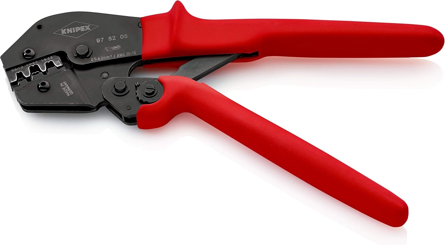 KNIPEX 97 52 05 SB Pinzas para engarzar terminales también para trabajar con las dos manos bruñido 250 mm 2 KNIPEX 97 52 05 SB Pinzas para engarzar terminales también para trabajar con las dos manos bruñido 250 mm – Vista 2