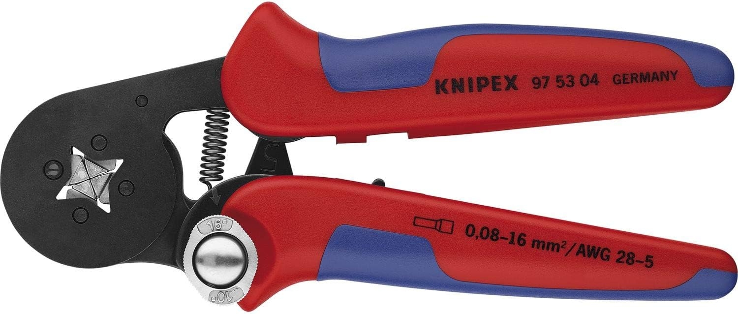 Knipex 975304 Pinza Ponchadora para Terminal Lateral Parta Punteras sin Aislar 1 Knipex 975304 Pinza Ponchadora para Terminal Lateral Parta Punteras sin Aislar