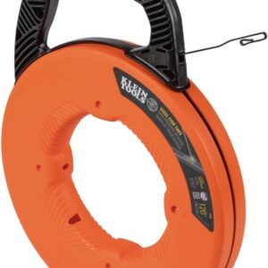 KLEIN TOOLS 56333 | Guía Jalacables De Acero | 37 M | Punta Con Doble Bucle