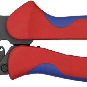 Knipex 975236 Pinza Ponchadora para Terminales Aislados Anulares para Tornillos