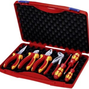 Knipex 00 21 15 Maletín Compacto para Instaladores Eléctricos, 7 Piezas
