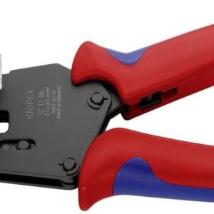 Knipex 12 12 06 Alicate Pelacables de Precisión con Cuchillas de Forma Precisa Bruñido con Fundas en Dos Componentes, 195 mm