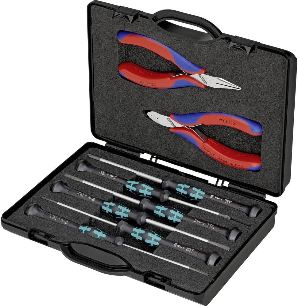8-piece Electronics toolkit Knipex 00 20 18 by Knipex 1 8-piece Electronics toolkit Knipex 00 20 18 by Knipex