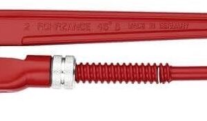 Knipex 83 30 020 Llave Para Tubos En Forma De S Recubierto De Pintura Pulverizada, Roja 540 Mm