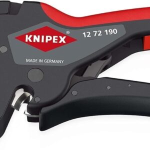 Knipex NexStrip - Multiherramienta para electricistas con empuñaduras de plástico antideslizantes 190 mm 12 72 190